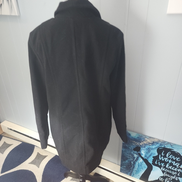 Liz Claiborne XL Classic Black Women's Coat - Picture 2 of 8